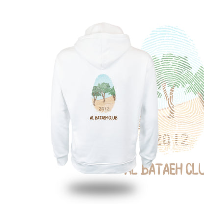 Al Bataeh FC Hoodie White