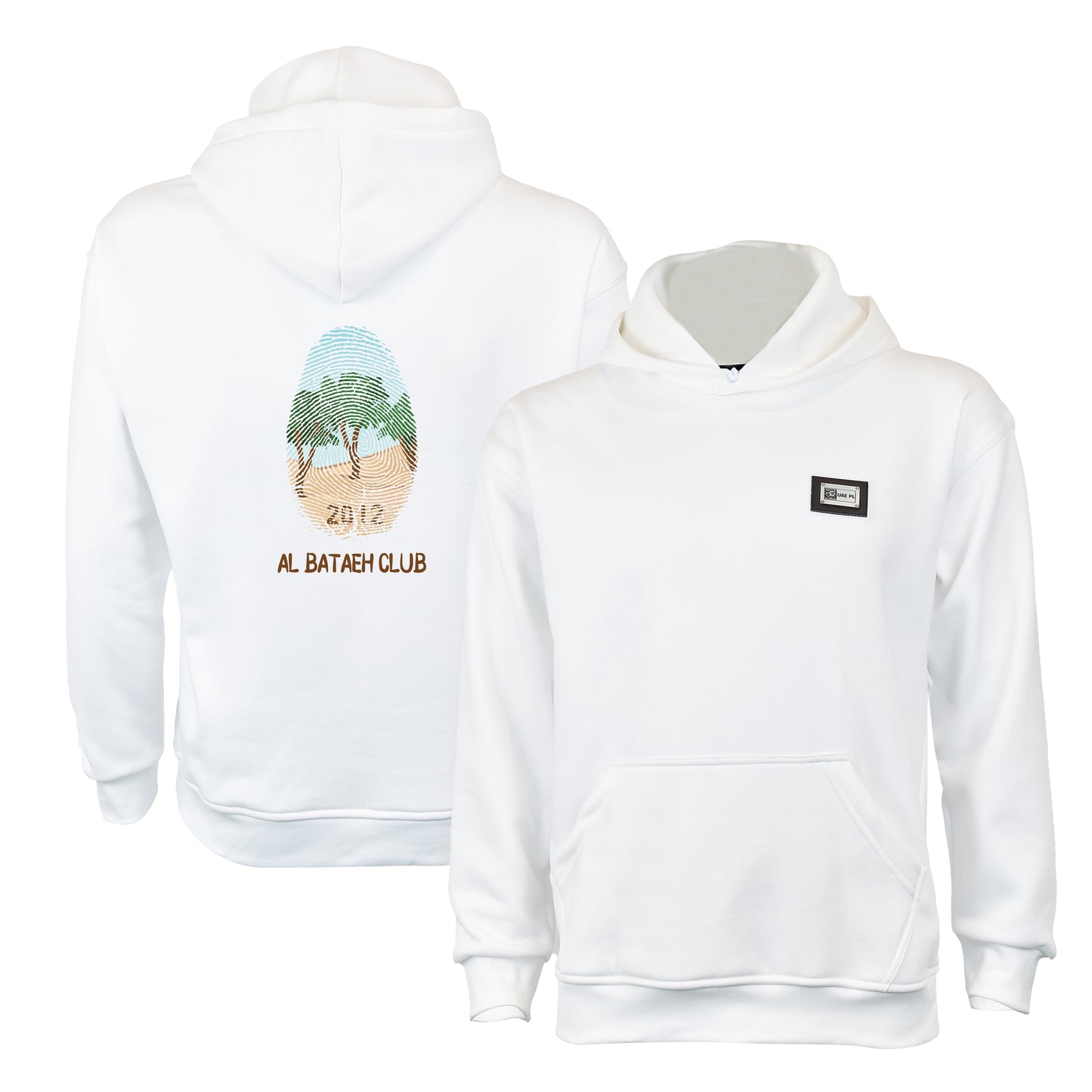 Al Bataeh FC Hoodie White