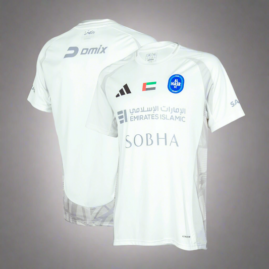 Al Nasr FC Jersey White Adidas Adult 2024-2025