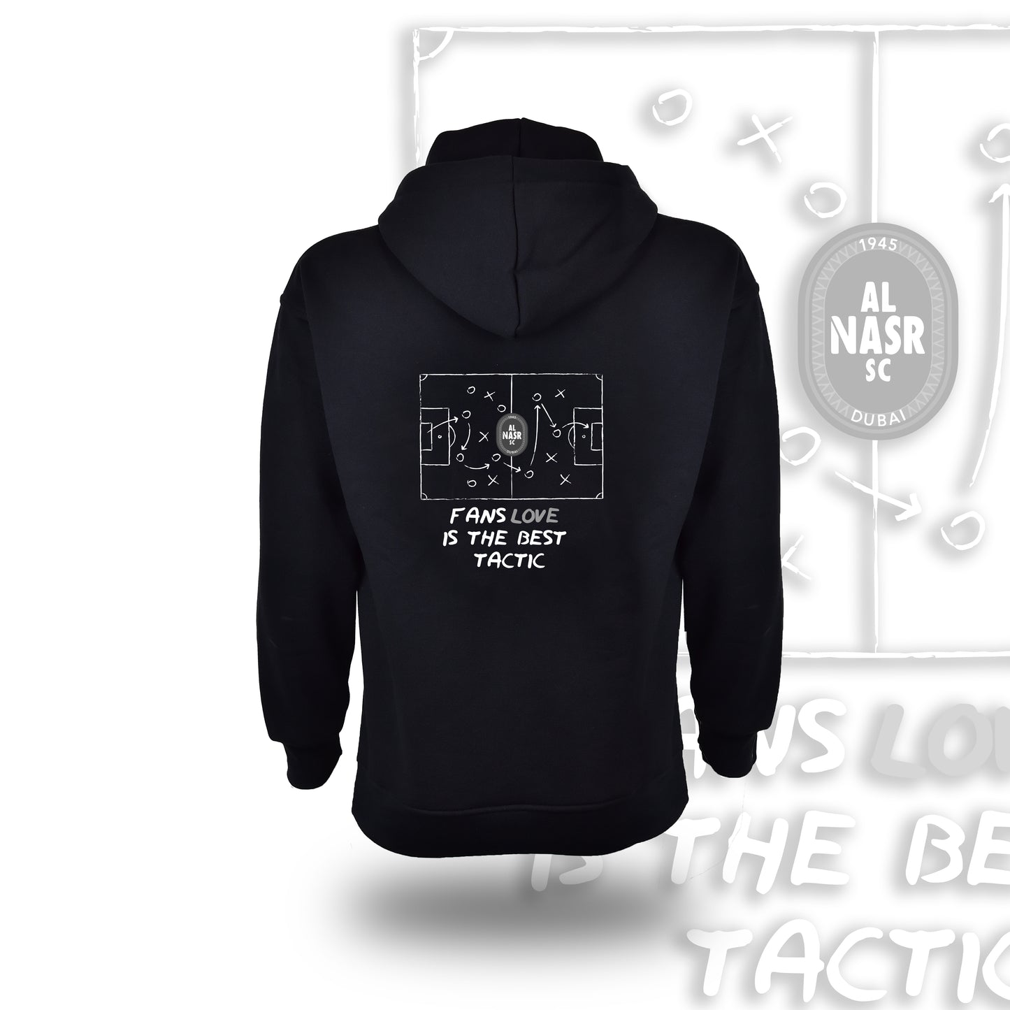 Al Nasr FC Hoodie Black