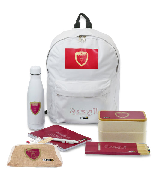 Al Wahda FC- School Bag with Accessories