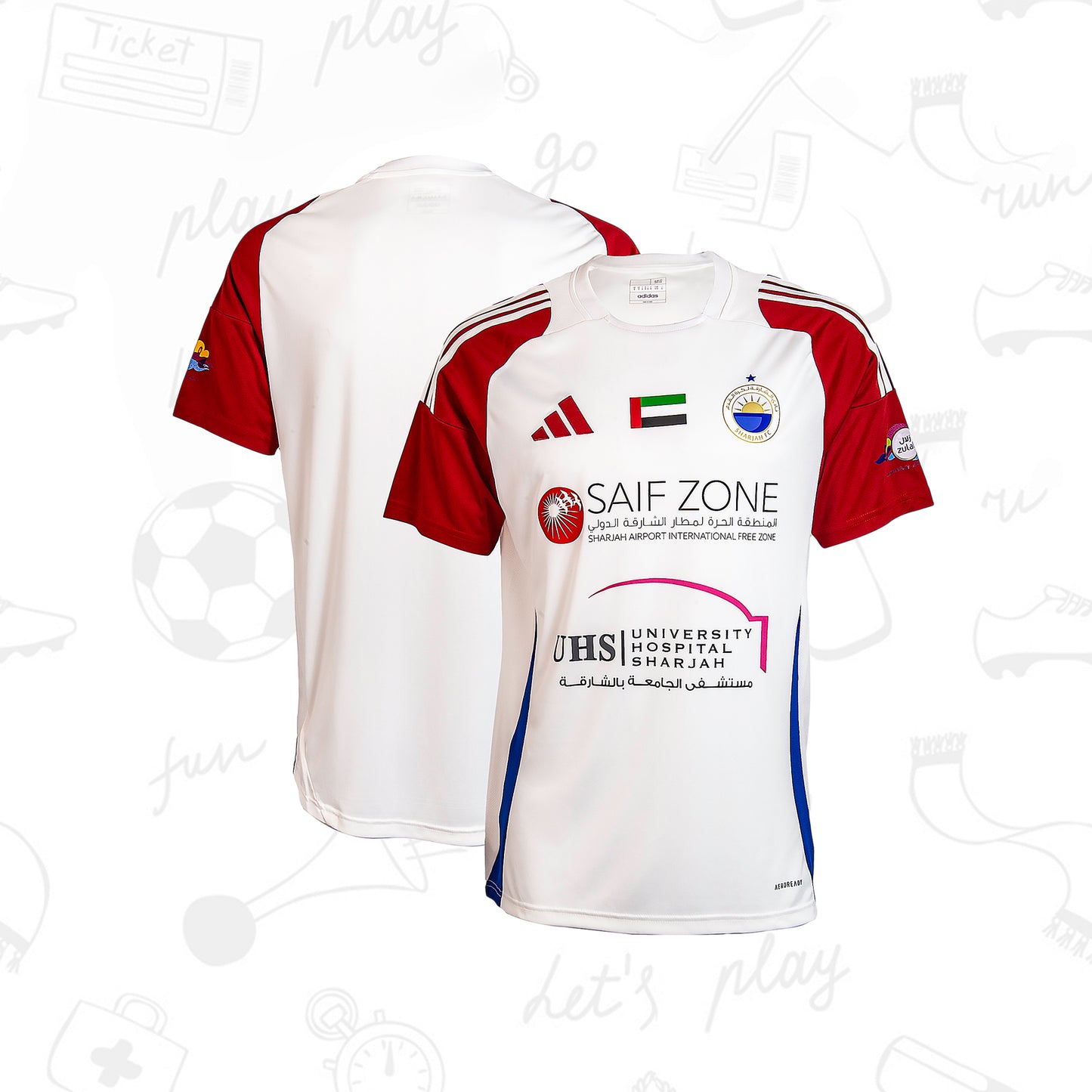 Sharjah FC Kids Jersey Home Adidas  2024-2025