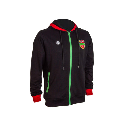 Shabab Al Ahli FC - KIDS Co Hoodie G/Zipper Black