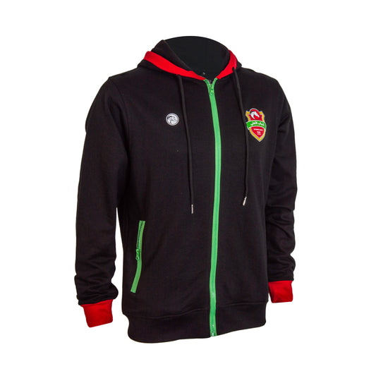 Shabab Al Ahli FC - Adults Co Hoodie G/Zipper Black