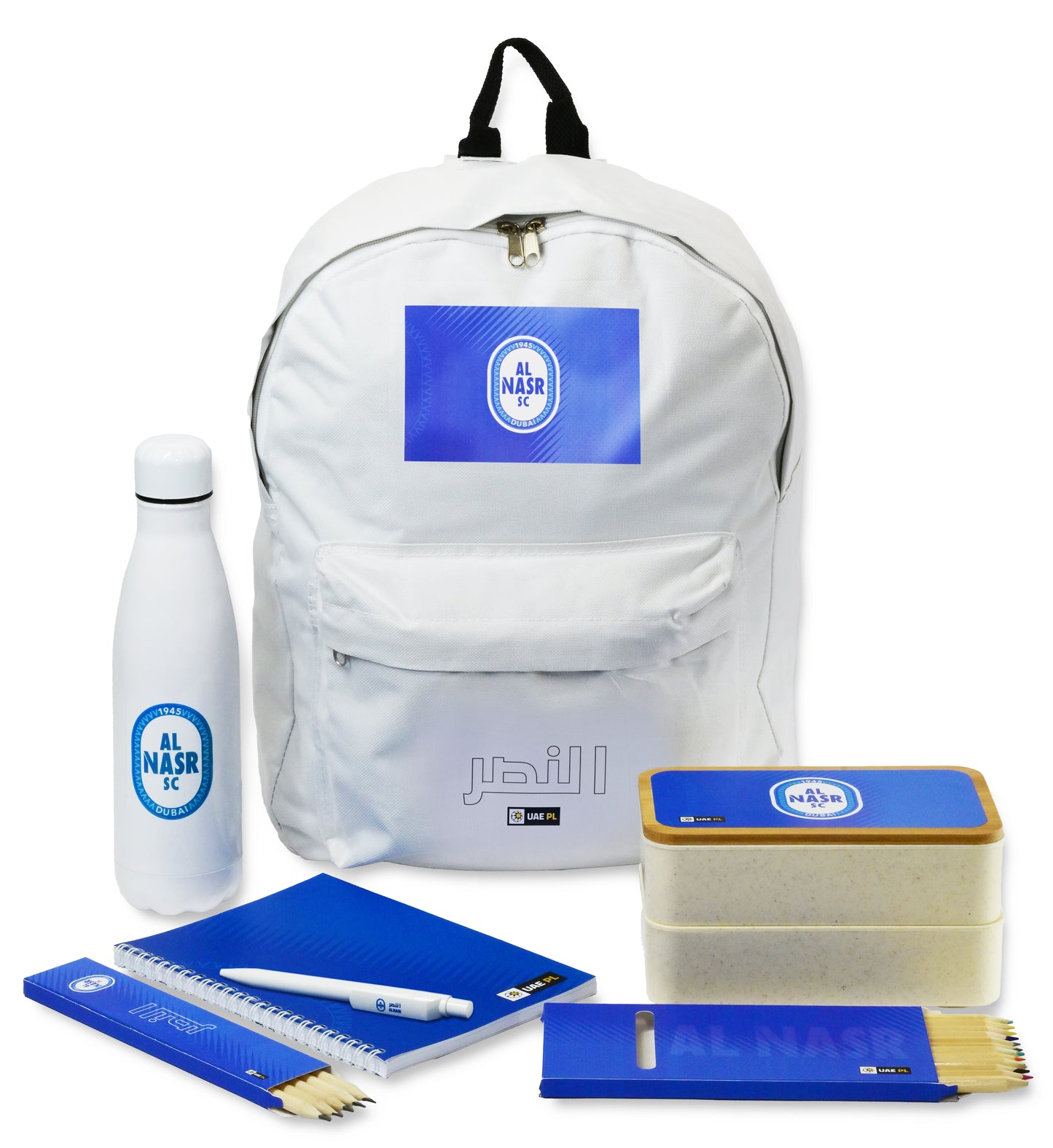 Al Nasr FC - School Bag with Accessories