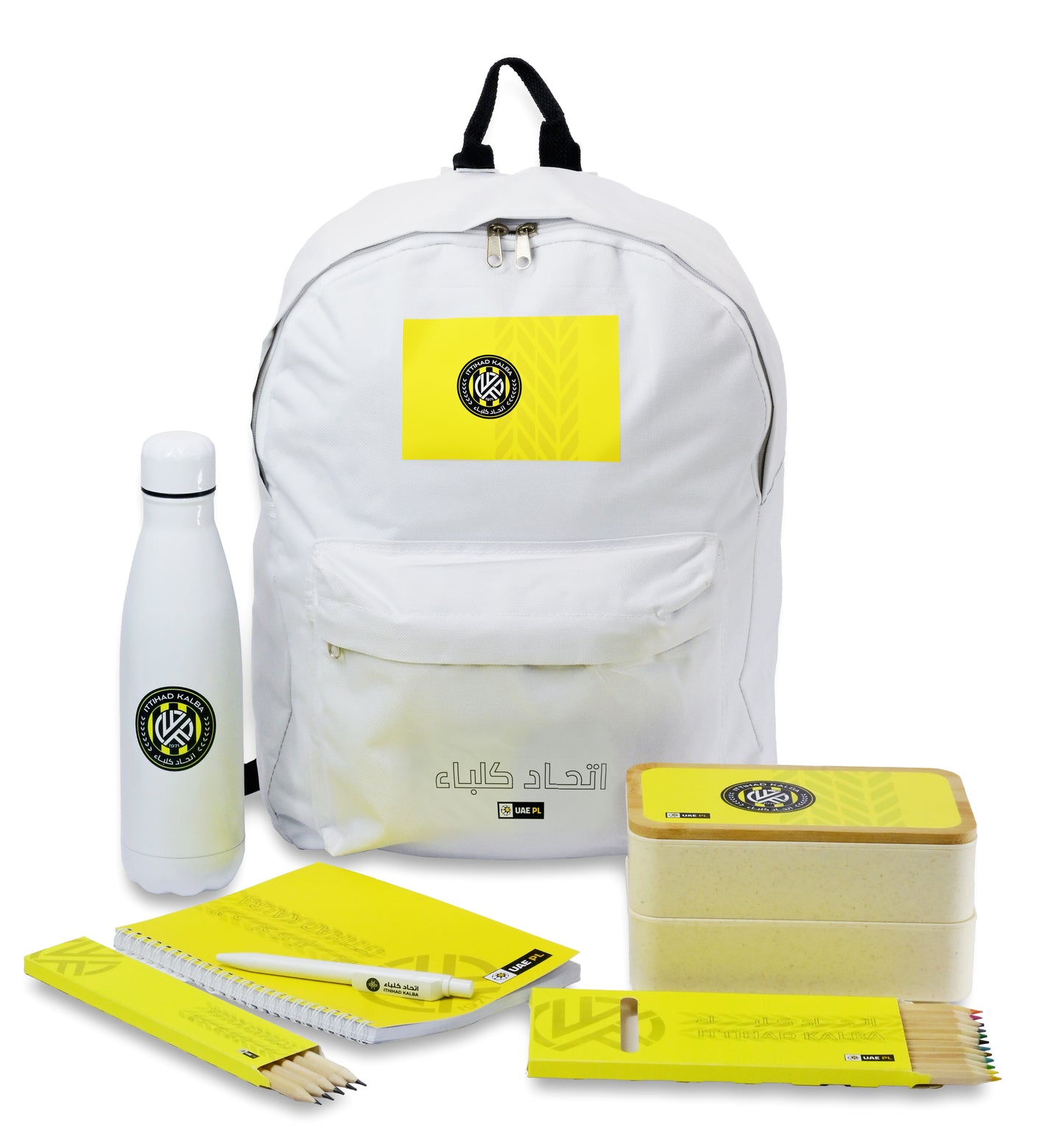 Ittihad Kalba FC- School Bag with Accessories