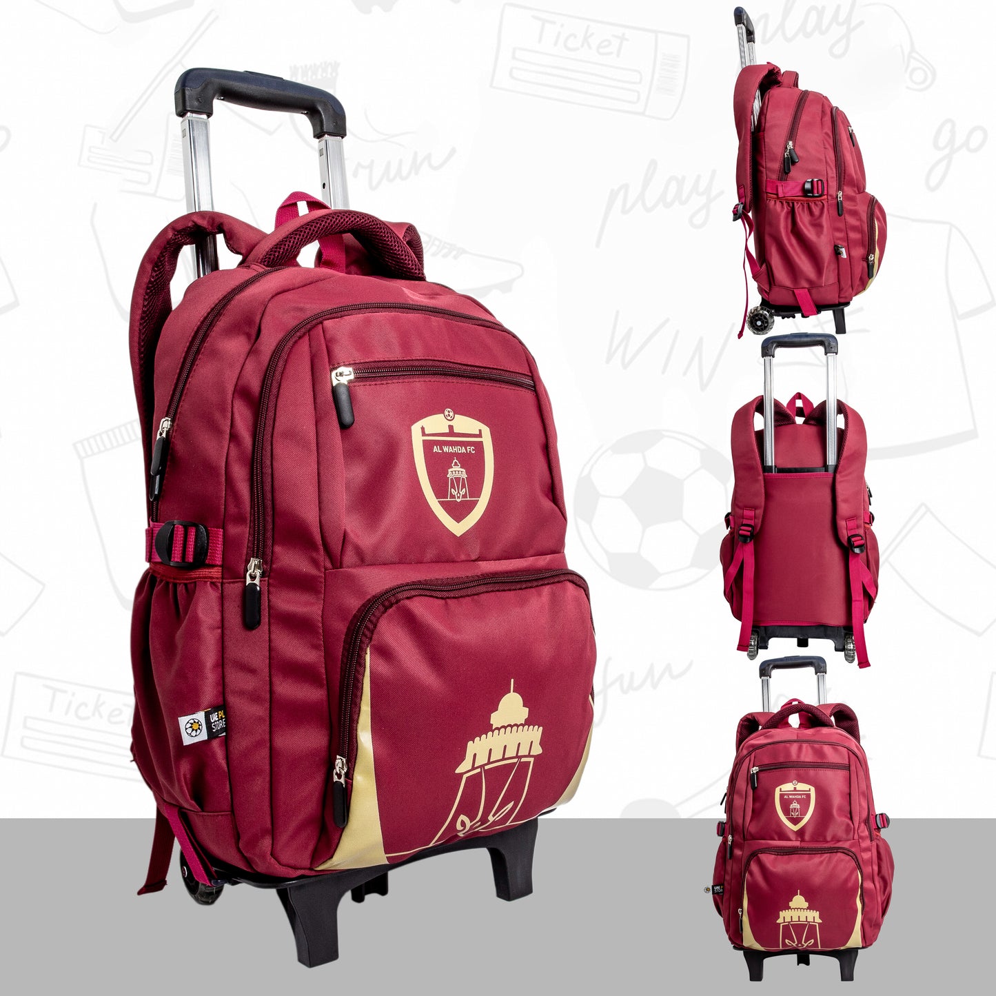 School Bag with Accessories Al Wahda FC