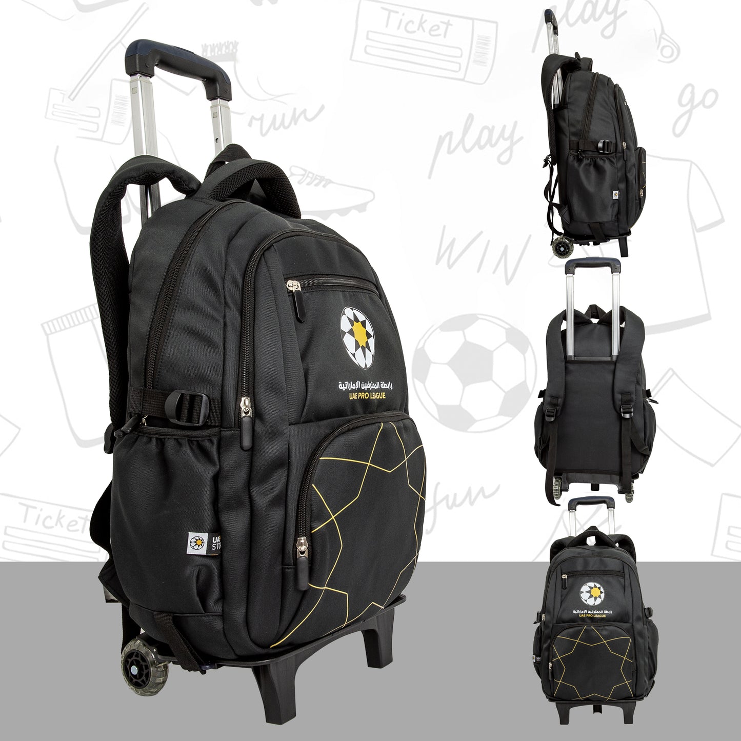 School Bag with Accessories UAE Pro League