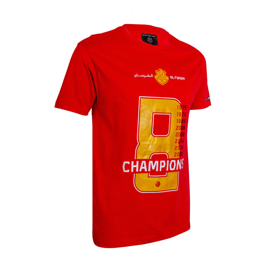 Shabab Al Ahli FC - Al Fursan T-shirt 8 Champions Adult