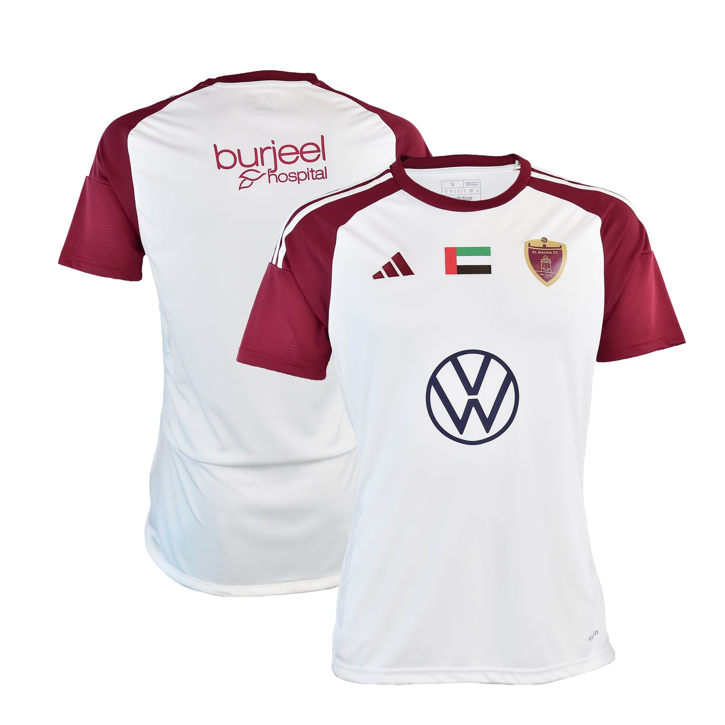 Al Wahda Jersey White Adidas Adult 2023-2024